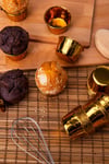 Gold Parlak Kaplama 25li Kek Kalıbı Fırında Dağılmayan 6.5x4 cm Altın Sarısı Muffin Cupcake Kapsülü