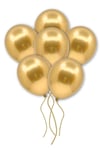 Gold Renkli Krom Balon 10 Adet 30 Cm Altın Sarısı Inanılmaz Parlak Rengi Canlı Doğum Günü Partisi