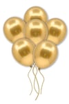 Gold Renkli Krom Balon 50 Adet 30 Cm Altın Sarısı Inanılmaz Parlak Rengi Canlı Doğum Günü Partisi