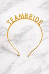 Gold Team Bride Taç Nedime Tacı Bride To Be Malzemeleri Bekarlığa Veda Partisi Aksesuarı Sert Mika