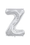 Gümüş Küçük Boy Gri Folyo Balon 16 Inç Silver Z Harfi 40 cm