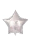 Gümüş Renk Yıldız Folyo Balon 45 Cm 18 inç Helyuma Uyumlu Gri Silver Star Parti Doğum Günü Balonu