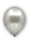 Gümüş Renkli Metalik Balon 10 Adet 30 Cm Gri Silver Lateks Parti Konsept Temalı Doğum Günü Balonu