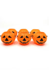 Halloween Mumluk 6'lı Turuncu Renkli Tealight Pilli Pilsiz Mum Koyulabilen Dekoratif Cadılar Bayramı