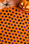 Halloween Örümcek Serpiştirmelik Masa Konfeti Cadılar Bayramı Partisi 1.5 cm 125 Adet Parlak Plastik