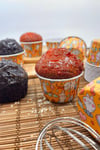 Hardal Sarısı Tavşan Baskılı 50li Kek Kalıbı Fırında Dağılmayan 6.5x4 Cm Sert Karton Muffin Cupcake