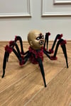 Hareket Eden Sesli Işıklı Örümcek Bebek 70 Cm Pilli Tüylü Halloween Cadılar Bayramı Sese Duyarlı