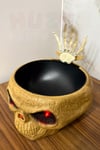 Hareketli Sesli Işıklı Kafatası Şeker Kovası Gizli İskelet Eli 25x12 Cm Halloween Cadılar Bayramı