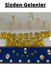 Hoşgeldin Ramazan Yazılı Gold Renkli Folyo Balon Altın Sarısı Renginde Bayram Temalı Dini Süsü