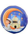 İslami Folyo Balon 30 Cm Dua Eden Çocuk Hilal Cami Hoşgeldin Ramazan Bayramı Temalı Mavi Dini Süs