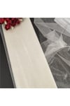 Kırık Beyaz Renkli 10 Metre Kristal Tül Kumaş En 3 Metre Nişan Bohçası Tülü Valiz Oda Kapı Süsü