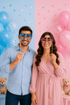 Kız mı Erkek mi Konuşma Balonu 10 Adet Cinsiyet Belirleme Partisi Baby Shower Fotoğraf Çekim Seti