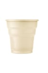Krem Renk 25 Li Plastik Bardak 180 Cc 7 Oz Sert Doğum Günü Partisi Meşrubat Bardağı