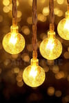 Kristalize Top Led Işık 3 Metre Hoşgeldin Ramazan Bayramı Dekorasyonu 20 Ledli Günışığı Pilli Süs