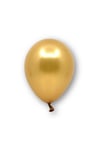 Küçük Mini Boy Gold Renkli Metalik Balon 10 Adet 6 Inç 15 Cm Altın Sarısı Temalı Doğum Günü Balonu