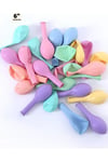 Küçük Mini Boy Karışık Renkli Makaron Balon 10 Adet 6 Inç 15 Cm Parti Balonu Soft Renk Doğum Günü