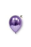 Küçük Mini Boy Mor Renkli Krom Balon 50 Adet 6 Inç 15 Cm Doğum Günü Partisi Balonu Çok Canlı Parlak