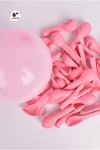Küçük Mini Boy Pembe Renkli Makaron Balon 10 Adet 6 Inç 15 Cm Parti Balonu Soft Renk Doğum Günü Süsü