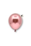 Küçük Mini Boy Rose Gold 10 Adet Renkli Krom Balon 6 Inç 15 Cm Bekarlığa Veda Bride Doğum Günü Balon