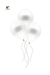 Küçük Mini Boy Şeffaf Balon 10 Adet 6 Inç 15 Cm Içi Gözüken Içine Balon Pulu Konfetisi Koyulan Balon