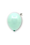 Küçük Mini Boy Su Yeşili Renkli Makaron Balon 10 Adet 6 Inç 15 Cm Parti Balonu Soft Renk Doğum Günü