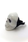 Kuru Kafa Yüzük Halloween Partisi Cadılar Bayramı Aksesuarı 3 Fonksiyonlu Rengarenk Işıklı 3x3.5 Cm