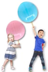 Lastikli Balon 10 Adet 45 Cm Renk Renk Punç Zıp Zıp Ipli Vurmalı Panç Büyük Balon Rengarenk Renkli