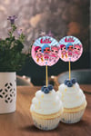 Lol Bebek Surprise Kürdan 20 Adet 9 Cm Cupcuke Muffin Kürdanı Karakter Temalı Kızlar Parti Konsepti