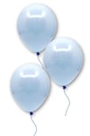 Mavi Makaron Balon 10 Adet 30 Cm Pastel Rengi Parti Balonu Soft Renk Doğum Günü Partisi Konsepti Süs