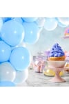 Mavi Makaron Balon 10 Adet 30 Cm Pastel Rengi Parti Balonu Soft Renk Doğum Günü Partisi Konsepti Süs