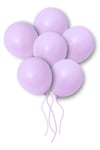 Mor Makaron Balon 10 Adet 30 Cm Pastel Rengi Parti Balonu Soft Renk Doğum Günü Partisi Konsepti Süs