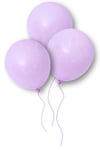Mor Makaron Balon 10 Adet 30 Cm Pastel Rengi Parti Balonu Soft Renk Doğum Günü Partisi Konsepti Süs