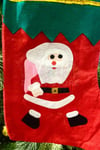 Noel Baba Yılbaşı Çorap 25x35 Cm Kırmızı Yeşil Renkli Yeni Yıl Çam Ağacı Asmalık Asılan Dekor Süs