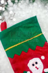 Noel Baba Yılbaşı Çorap 25x35 Cm Kırmızı Yeşil Renkli Yeni Yıl Çam Ağacı Asmalık Asılan Dekor Süs