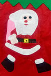 Noel Baba Yılbaşı Çorap 25x35 Cm Kırmızı Yeşil Renkli Yeni Yıl Çam Ağacı Asmalık Asılan Dekor Süs