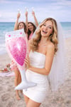 Pembe Kalp Baskılı Bardak Folyo Balon 80x30 Cm Bride To Be Süsleri Bekarlığa Veda Partisi Konsepti