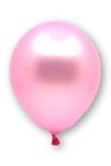 Pembe Konfetili Şeffaf Ve Pembe Metalik Balon Seti 20 Adet 30 Cm Içi Gözüken Pullu Balon Pulu Parti