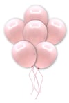 Pembe Makaron Balon 10 Adet 30 Cm Pastel Rengi Parti Balonu Soft Renk Doğum Günü Partisi Konsepti