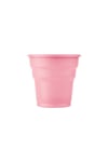Pembe Renk 25 Li Plastik Bardak 180 Cc 7 Oz Sert Doğum Günü Partisi Meşrubat Bardağı