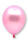 Pembe Renkli Metalik Balon 50 Adet 30 Cm Lateks Doğum Günü Cinsiyet Partisi Temalı Konsepti Balonu