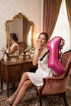 Pembe Topuklu Ayakkabı Folyo Balon 60x80 Cm Bekarlığa Veda Partisi Bride To Be Konsepti Stilettto
