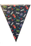 Pj Maskeliler Temalı Flama 11 Bayrak 320 Cm Pija Maske Kedi Çocuk Karakterli Pijama Mask Lisanslı