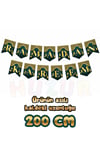 Ramadan Kareem Yazılı Asmalı Banner 200 Cm Hoşgeldin Ramazan Bayramı Mübarek Dini Süs İslami Süsleri