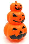 Rengarenk Işıklı 3lü Balkabağı Halloween Partisi Cadılar Bayramı Süsü 22 Cm Pilli Dekor Ürünü Kabak