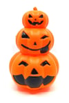 Rengarenk Işıklı 3lü Balkabağı Halloween Partisi Cadılar Bayramı Süsü 22 Cm Pilli Dekor Ürünü Kabak