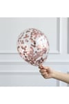 Rose Gold Konfetili Şeffaf Balon 10 Adet 30 Cm Içi Gözüken Pullu Balon Balon Pulu Renksiz Balon