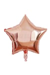 Rose Gold Renk Yıldız Folyo Balon 45 Cm 18 inç Helyuma Uyumlu Bakır Star Parti Doğum Günü Balonu