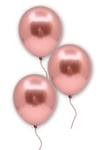 Rose Gold Renkli Krom Balon 10 Adet 30 Cm Bekarlığa Veda Partisi Bride To Be Doğum Günü Balonu Süs