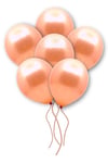 Rose Gold Renkli Metalik Balon 10 Adet Bakır 30 Cm Doğum Günü Bride Bekarlığa Veda Partisi Balonu