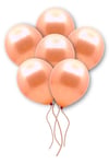 Rose Gold Renkli Metalik Balon 50 Adet Bakır 30 Cm Doğum Günü Bride Bekarlığa Veda Partisi Balonu